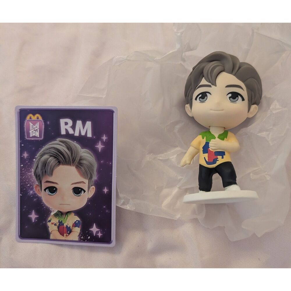 McDonald's Happy Meal Toy BTS Tiny Tan RM Collection K-Pop Group NIB